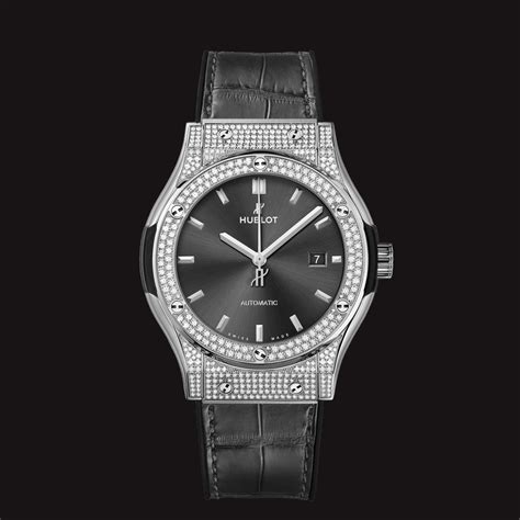 hublot classic fusion titanium diamonds